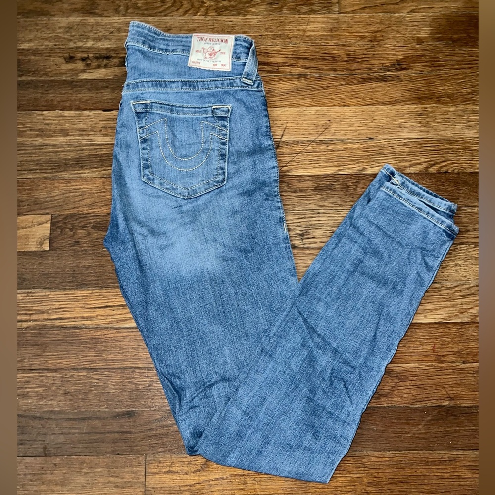 NWOT Women’s True Religion Stella Mid Rise Skinny jeans sz 31